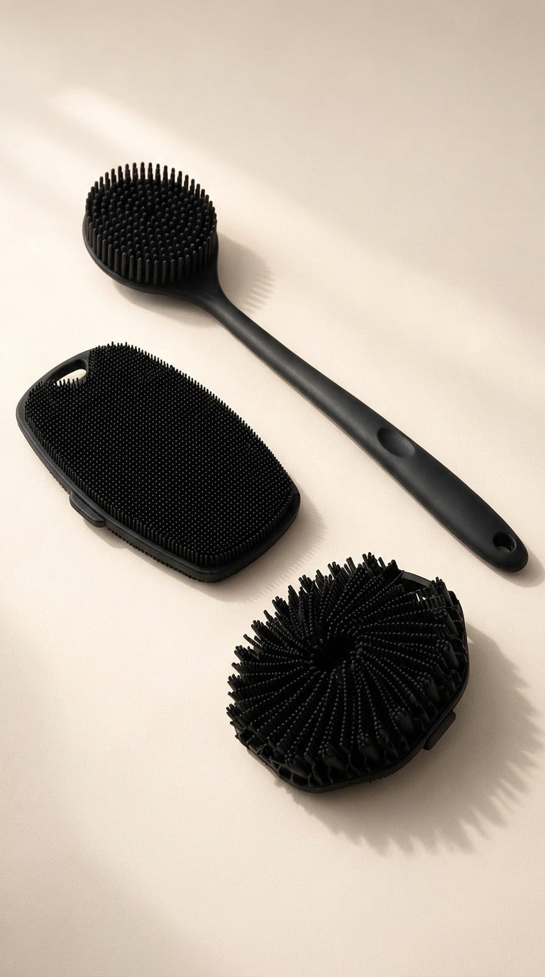 AuraSkin™ Silicone Shower Ritual Set